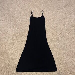 Old Navy Black Maxi Dress with Spaghetti Straps
